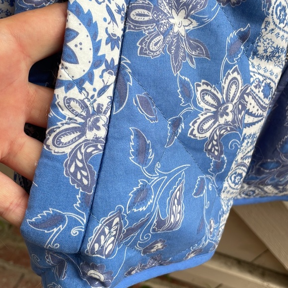 Patchwork padded 7 for all mankind jacket paisley M quilt NEW bomber ❤️ - Picture 3 of 5